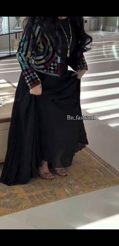 فستان سهره جورجيت بوليسيه مع فصوص مكثف