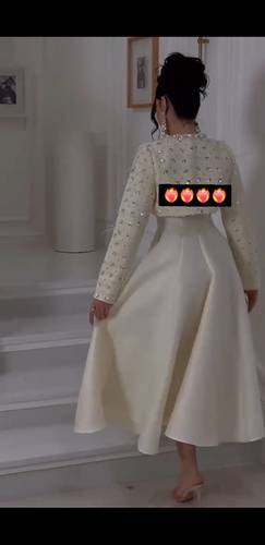 فستان سهره ميكادو مع ترتر