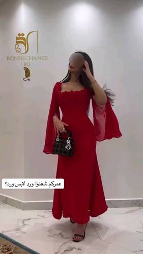 فستان باربي أكمام جورجيت 