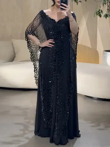 فستان اسود سهره راقي