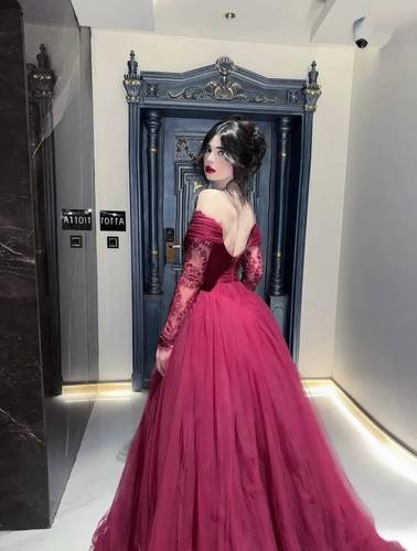 فستان سهره  تل تايواني مع دانتيل