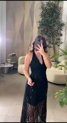 فستان سهره اسود راقي