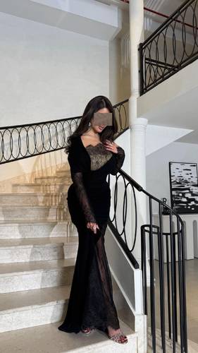 فستان سهره ناعم باربي مع دانتيل راقي