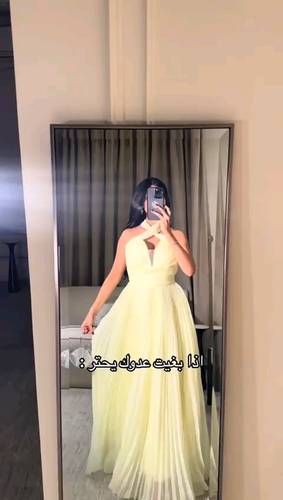 فستان فوشي بوليسه رقبه اكس