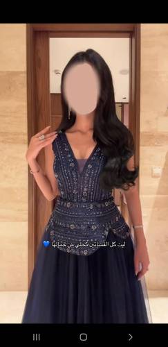 فستان سهره ميكادو مع كلفه مع تل ناعم