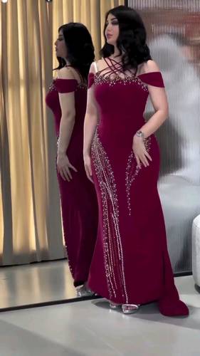 فستان باربي تطريز راقي 