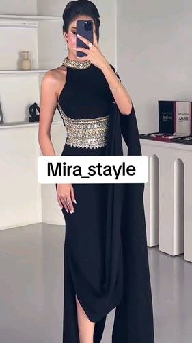 فستان باربي كريب 