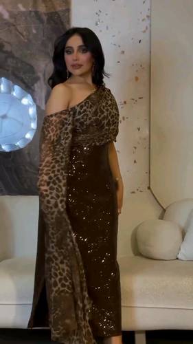 فستان نمري مع ترتر شغل راقي 