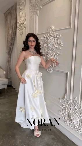 فستان سكري تفته ورود كلوش 
