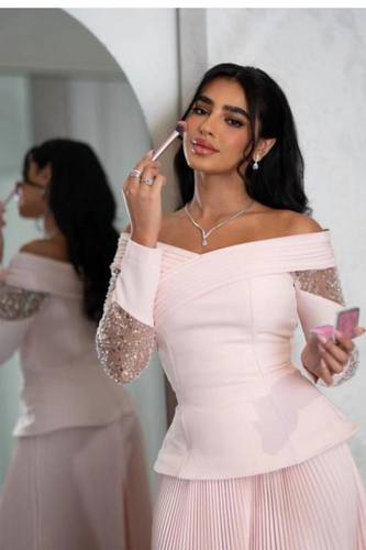 فستان سهره باربي بوليسيه مع كلفه 