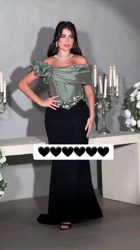 فستان تفته استرتش أنيق 