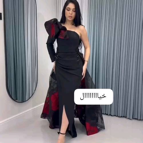 فستان باربي ذيل مشجر انيق