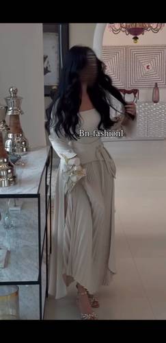 فستان سهره باربي مع تطريز يدوي راقي 