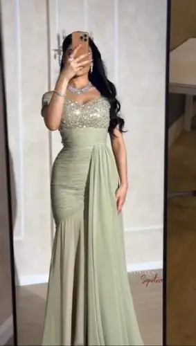 فستان جورجيت تيفاني سهره راقي 