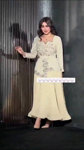 فستان بيج شغل بوليسيه