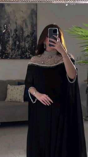فستان سهره تطريز شغل أنيق 