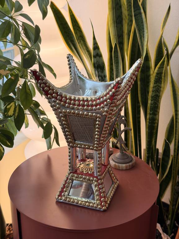 مبخرة حايلية (نقش الجميل) حجم وسط ٣٢ سنتي