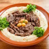 حمص باللحمة