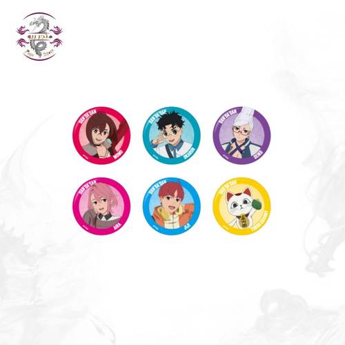 Characters Badge - Dan Dadan Exhibition