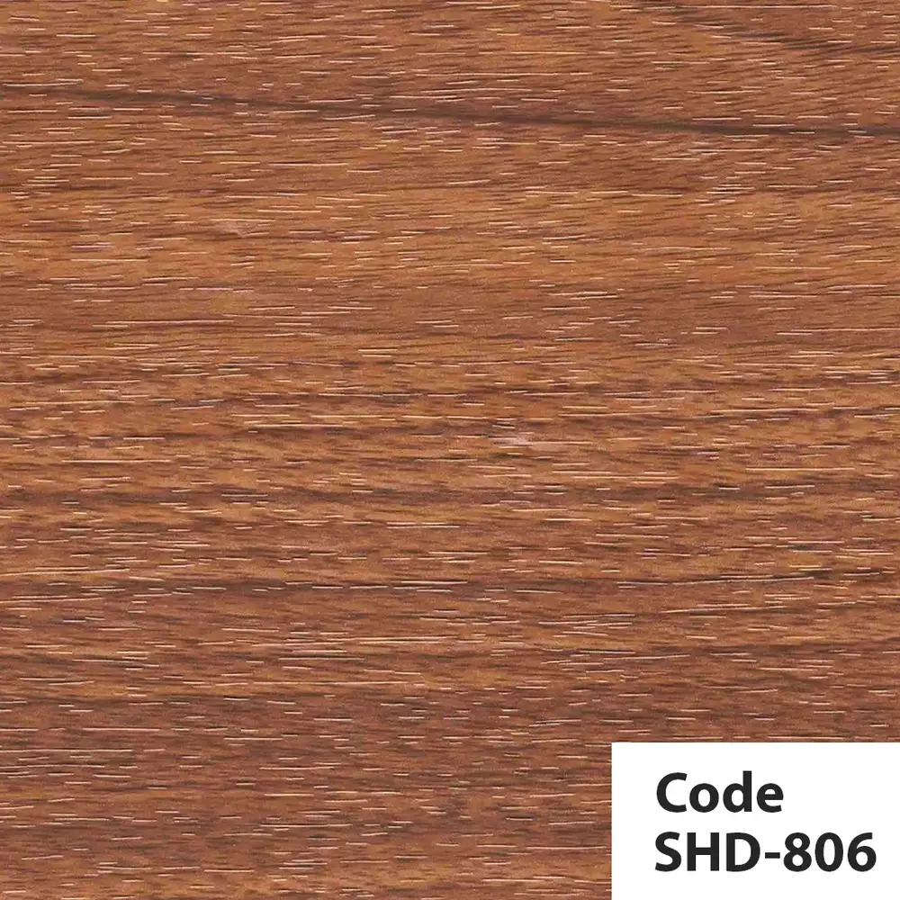 باب WPC خشبي مطفي - بني SHD-806