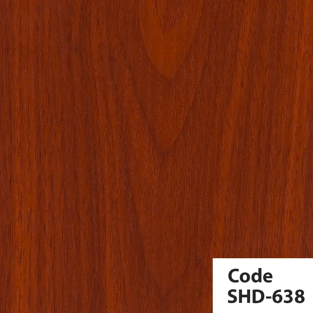 باب WPC خشبي مطفي - بني SHD-638
