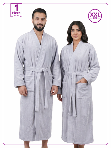 روب حمام مايكروفايبر مقاس XXL