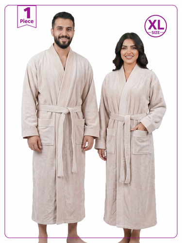 روب حمام مايكروفايبر مقاس XL