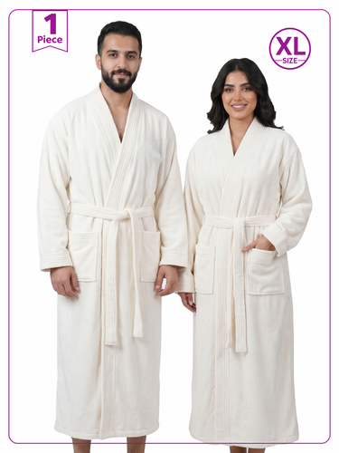 روب حمام مايكروفايبر مقاس XL