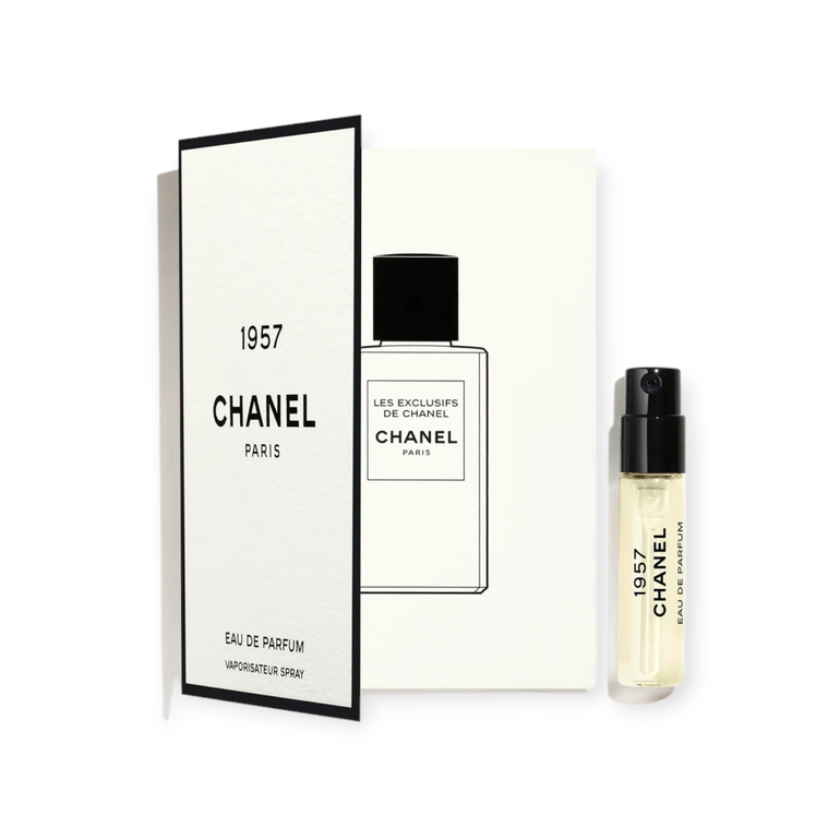 عينة عطر ميني عطر 1957 من شانيل أو دو بارفيوم 4 مل الأصلية بحجم 4.0 مل