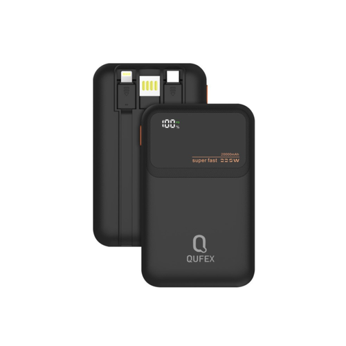 شاحن متنقل PD بسعة 20,000mAh مع كيبل تايب سي + آيفون مدمج