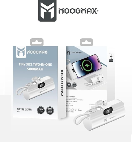باور بانك صغير محمول من Moogmax