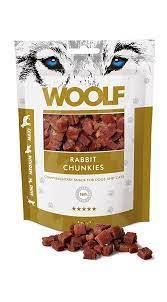 وولف مكافآت الارنب الطرية للكلاب والقطط 100جم Woolf Soft Rabbit Chunkies Treats for Dogs and Cats 100gm W28
