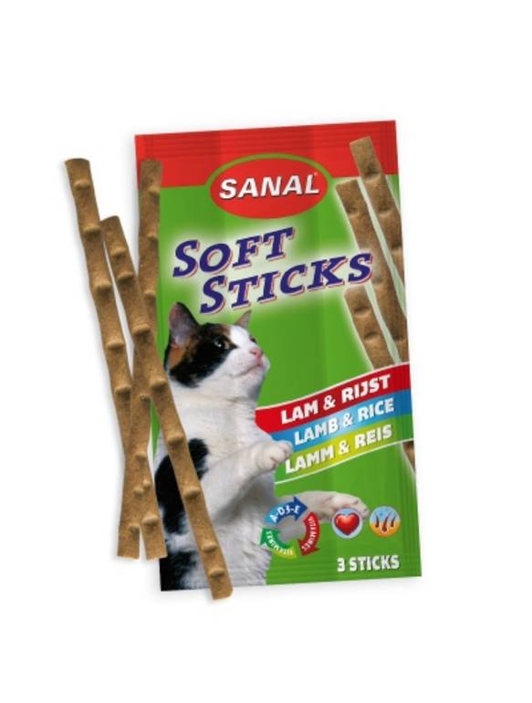 سنال مكافأة للقطط بلحم الضأن والأرز اعواد 15 جرام