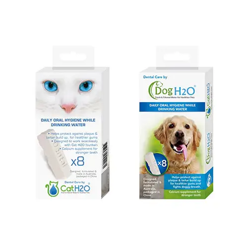 اقراص العناية بالاسنان - DogH2O & CatH2O
