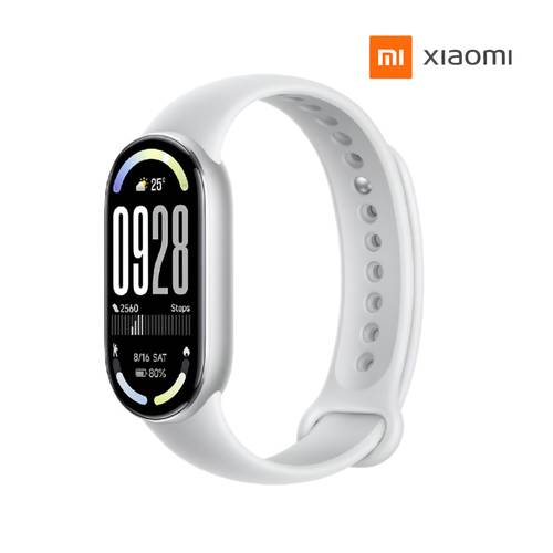 شاومي - سوار ذكي smart band 10 - فضي