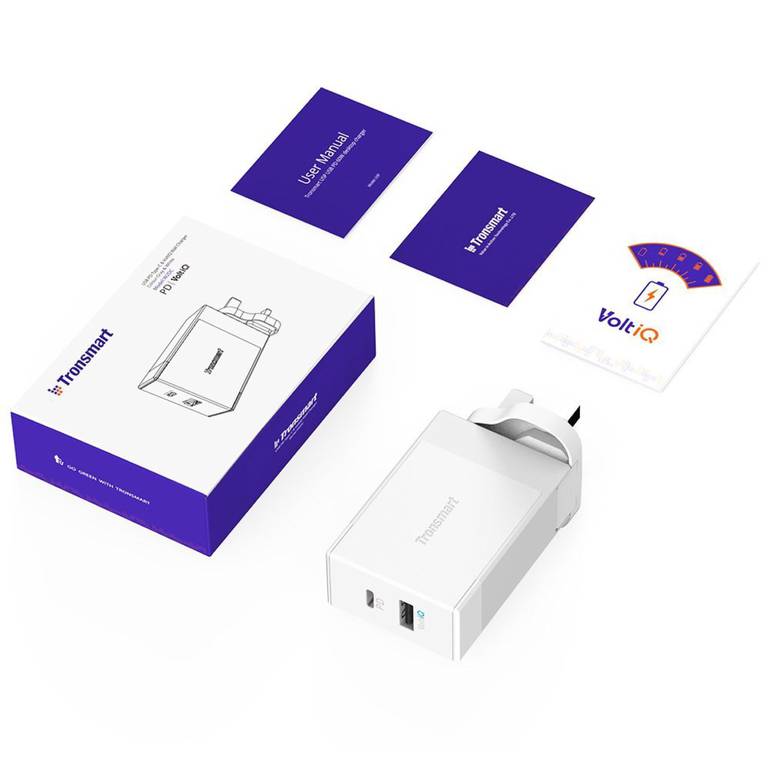 PD ومنفذ تايب سي  USB  شاحن ترونسمارت منفذ  