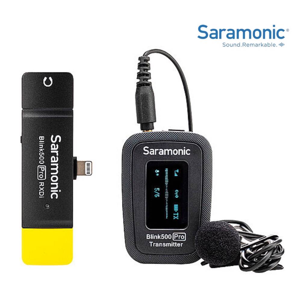 نظام ميكروفون لاسلكي Saramonic BLINK500 PRO B3 لأجهزة iPhone