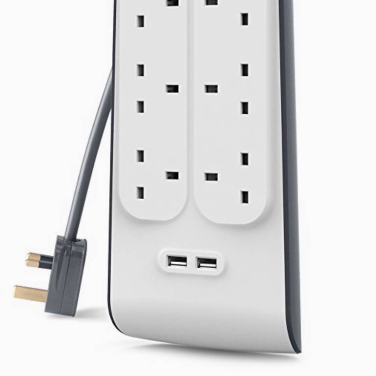 توصيلة بيلكن 6 منافذ طاقه بمنفذين USB