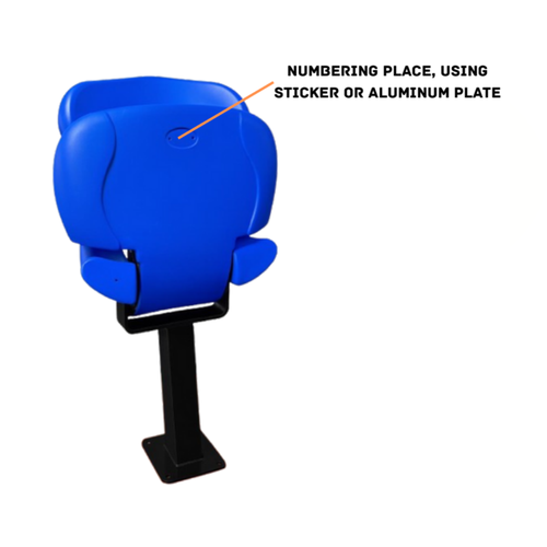 كرسي جمهور قابل للطي - TIP-UP STADIUM SEAT - BQ-2050