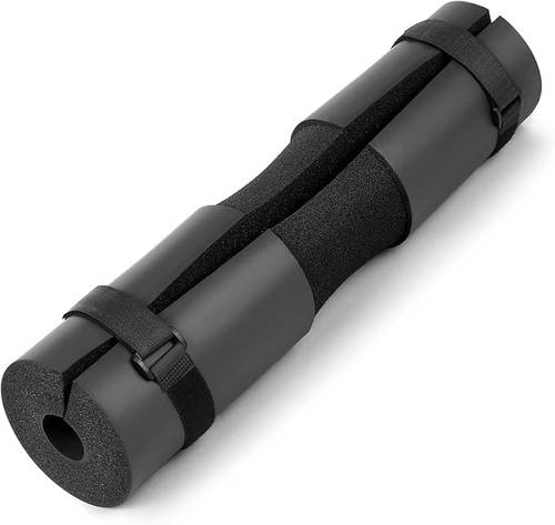 وسادة بار مبطنة مع أحزمة تثبيت - Barbell Squat Pad with Straps 