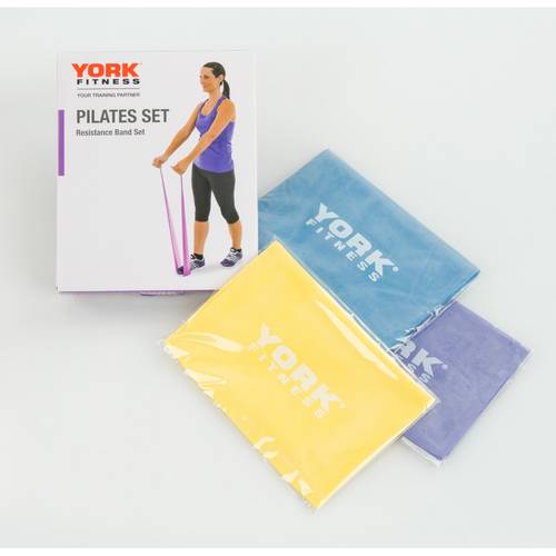 طقم أشرطة مقاومة للبيلاتس من يورك فيتنس - Pilates Set ( Resistance Band Set ) - York Fitness 