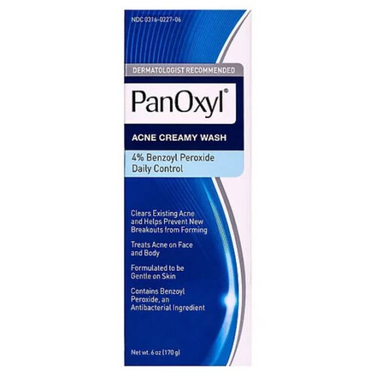Panoxyl Benzoyl Peroxide Foaming Wash 4  For Acne 170g