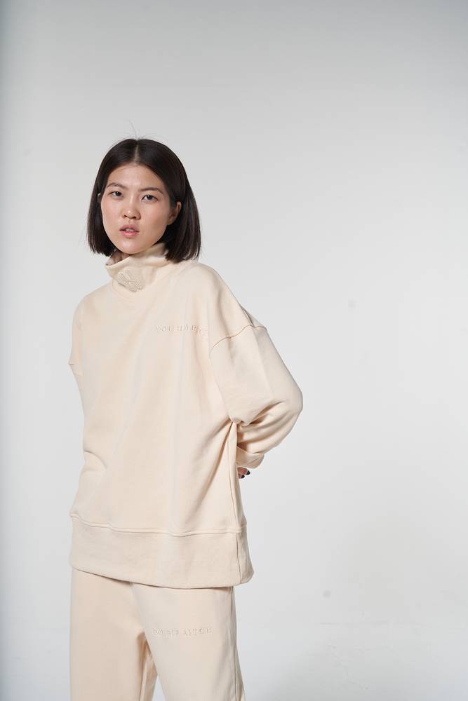 HIGH NECK - OFF WHITE