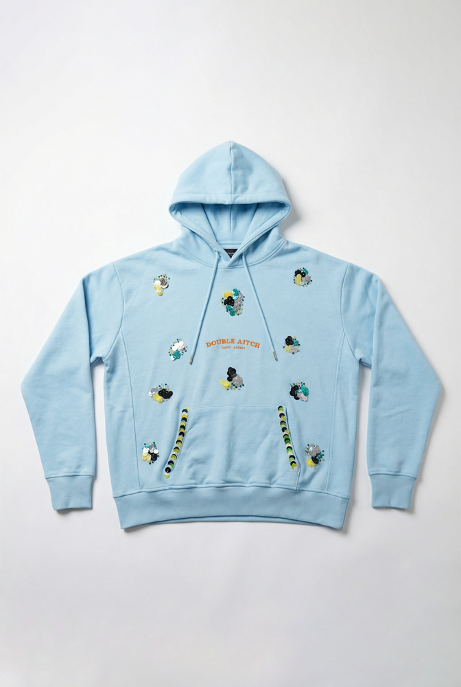 HOODIE ART EDITION - SKY BLUE