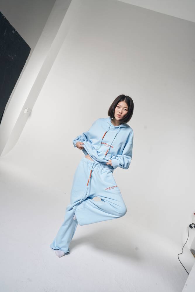 WIDE LEG PANTS - SKY BLUE