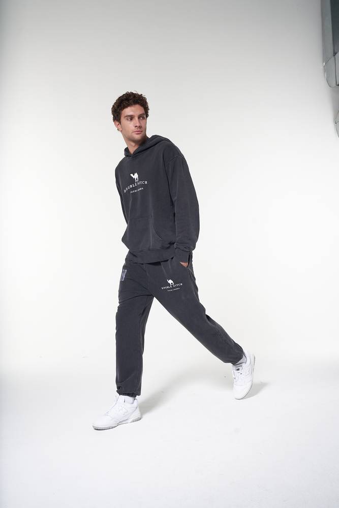 SWEATPANTS - BLACK WASHED