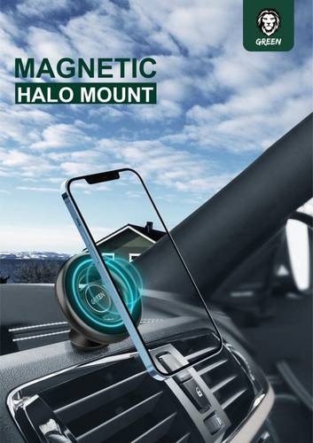 Green Magnetic Halo Mount حامل الجوال 
