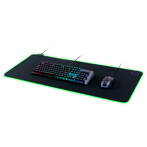 Cooler Master MasterAccessory MP750 XL Soft Mouse Pad with Water Resistant Surface and Thick RGB Borders