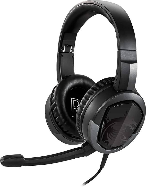 MSI Gaming Detachable Microphone Lightweight and Foldable Headband Design GH30