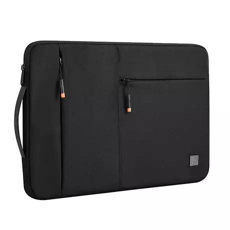 WIWU حقيبة لاب توب ألفا بتصميم رقيق لجهاز ماك بوك 13.3/ 15.4 انش أسود